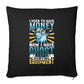 Equipment - Ghost Hunt - Sofa pillowcase 17,3'' x 17,3'' (45 x 45 cm) - black - Front