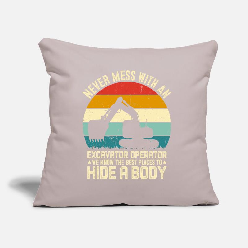 Drôle de HEO Housse de coussin décorative 45 x 45 cm