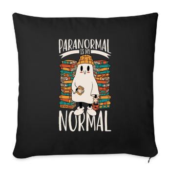 Paranormal est ma normale - SOS Fantômes - Housse de coussin décorative 45 x 45 cm - noir - Devant