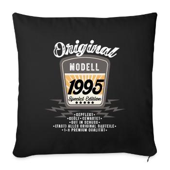 Modell 1995 - Sofakissenbezug 45 x 45 cm - Schwarz - Vorne