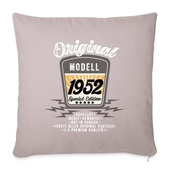 Modell 1952 - Sofakissenbezug 45 x 45 cm - helles Taupe - Vorne