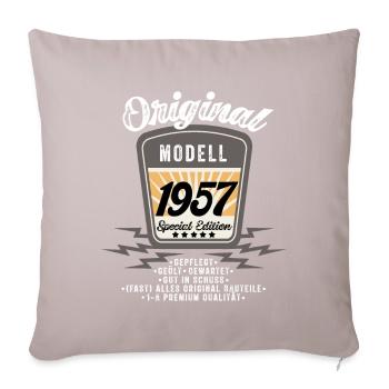Modell 1957 - Sofakissenbezug 45 x 45 cm - helles Taupe - Vorne