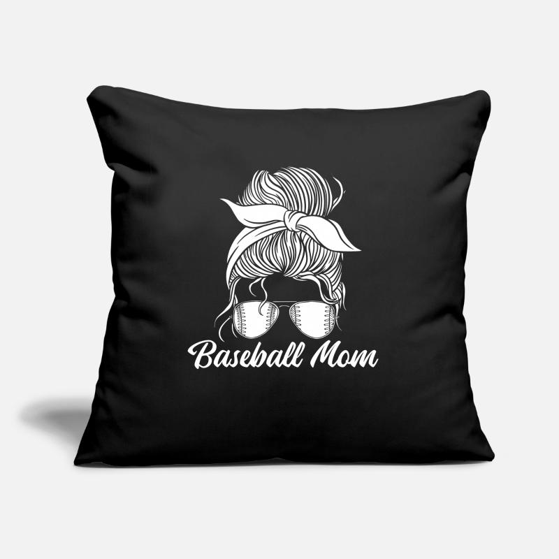 Baseball Baseball Maman Housse de coussin décorative 45 x 45 cm