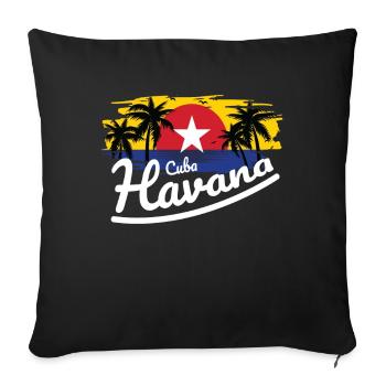La Havane Cuba Cuba Tourisme Cuba - Housse de coussin décorative 45 x 45 cm - noir - Devant