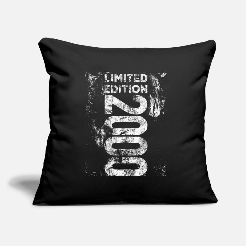 Édition limitée 2000 24e anniversaire 2000 Né Housse de coussin décorative 45 x 45 cm