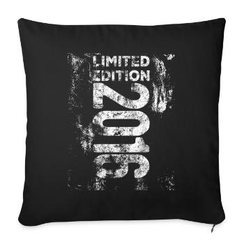 Limited Edition 2016 Geburtstag 2016 geboren Retro - Sofakissenbezug 45 x 45 cm - Schwarz - Vorne