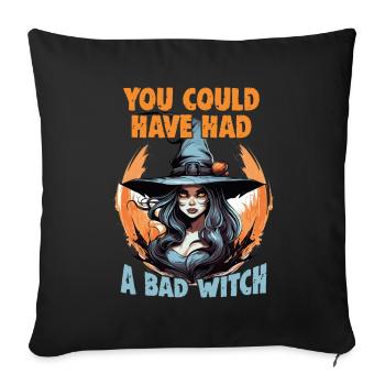 Magical Dark Art Occult Witch Designs - Sofa pillowcase 17,3'' x 17,3'' (45 x 45 cm) - black - Front