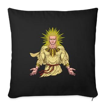 Slavic god Dazhbog - Sofa pillowcase 17,3'' x 17,3'' (45 x 45 cm) - black - Front