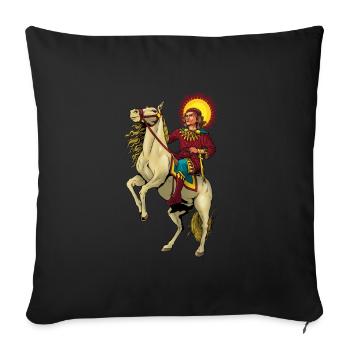 Slavic god Chors - Sofa pillowcase 17,3'' x 17,3'' (45 x 45 cm) - black - Front