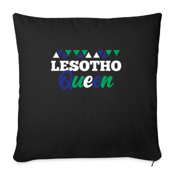 Liberia - Sofa pillowcase 17,3'' x 17,3'' (45 x 45 cm) - black - Front
