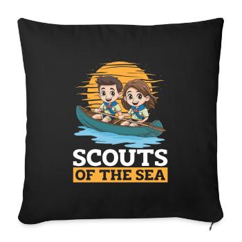 Boy Scout Mignon - Housse de coussin décorative 45 x 45 cm - noir - Devant