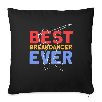 Breakdancing - Sofakissenbezug 45 x 45 cm - Schwarz - Vorne