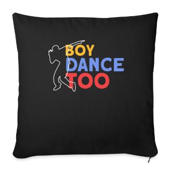 Hip Hop - Sofa pillowcase 17,3'' x 17,3'' (45 x 45 cm) - black - Front