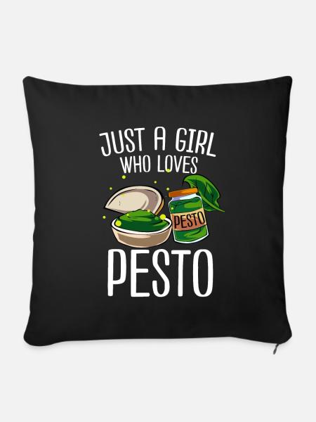 Pesto - Sofakissenbezug 45 x 45 cm - Schwarz