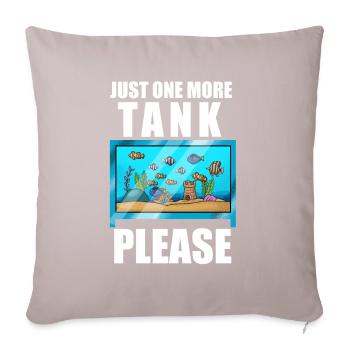 Cadeau de poisson d’aquarium - Housse de coussin décorative 45 x 45 cm - taupe clair - Devant