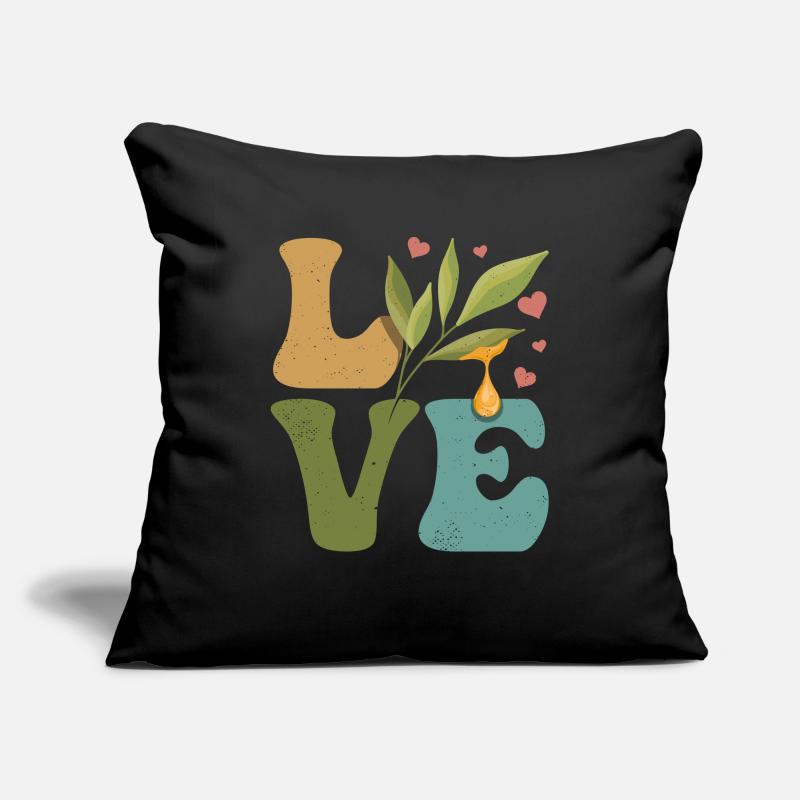 Ätherisches Öl LIEBE Sofakissenbezug 45 x 45 cm