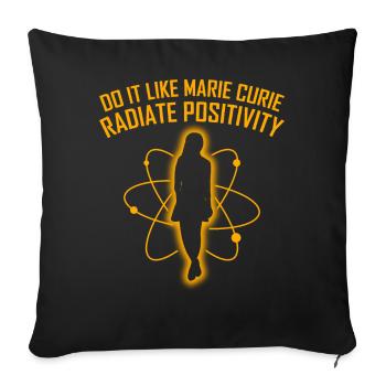 Nuclear power station - Sofa pillowcase 17,3'' x 17,3'' (45 x 45 cm) - black - Front
