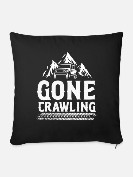 Offroad - Sofakissenbezug 45 x 45 cm - Schwarz