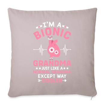 Open heart surgery - Sofa pillowcase 17,3'' x 17,3'' (45 x 45 cm) - light taupe - Front