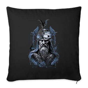 Albanischer Skanderbeg Kosovo Designs für Albaner - Sofakissenbezug 45 x 45 cm - Schwarz - Vorne