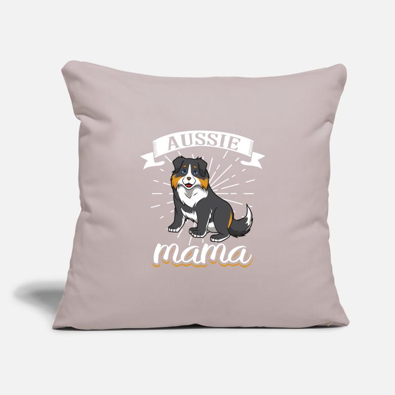 Aussie Mama - Australian Shepherd Sofakissenbezug 45 x 45 cm