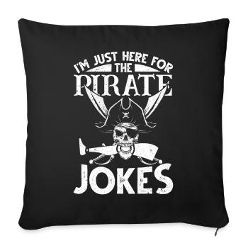 Arm prosthesis amputees - Sofa pillowcase 17,3'' x 17,3'' (45 x 45 cm) - black - Front