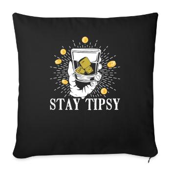 Bartender Waiter Bartender Cocktail Bar Barmaid - Sofa pillowcase 17,3'' x 17,3'' (45 x 45 cm) - black - Front