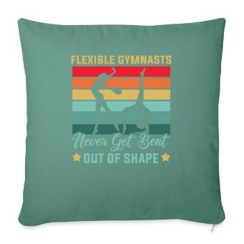 Artistic Gymnastics Gymnastics Coach Gymnastics Team - Sofa pillowcase 17,3'' x 17,3'' (45 x 45 cm) - cypress green - Front