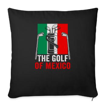 Golf Instructor Golfer Design for Golfers - Sofa pillowcase 17,3'' x 17,3'' (45 x 45 cm) - black - Front