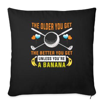 Golf Instructor Golfer Design for Golfers - Sofa pillowcase 17,3'' x 17,3'' (45 x 45 cm) - black - Front