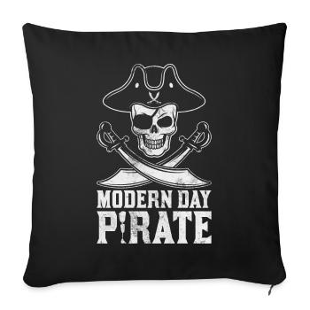 Prothèse bras-jambe amusante pour les amputés - Housse de coussin décorative 45 x 45 cm - noir - Devant