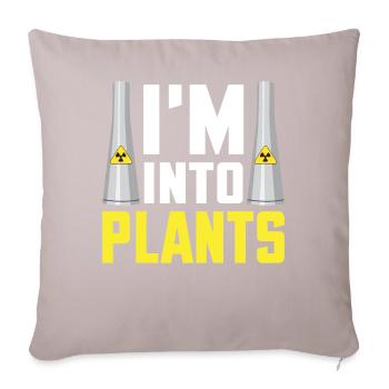 Nuclear Power Plant Nuclear Engineer - Sofa pillowcase 17,3'' x 17,3'' (45 x 45 cm) - light taupe - Front