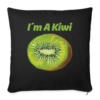 Pomegranate Food Christmas - Sofa pillowcase 17,3'' x 17,3'' (45 x 45 cm) - black - Front