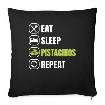Pomegranate Food Christmas - Sofa pillowcase 17,3'' x 17,3'' (45 x 45 cm) - black - Front