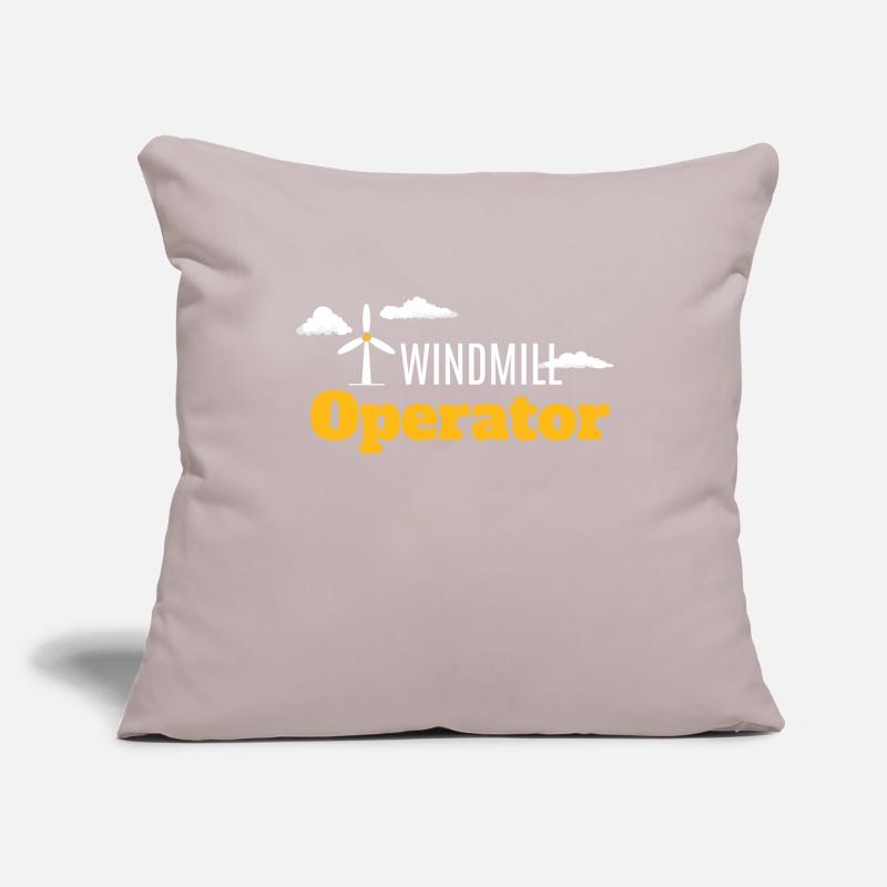 Windmill Operator Windkraft Windenergie Sofakissenbezug 45 x 45 cm