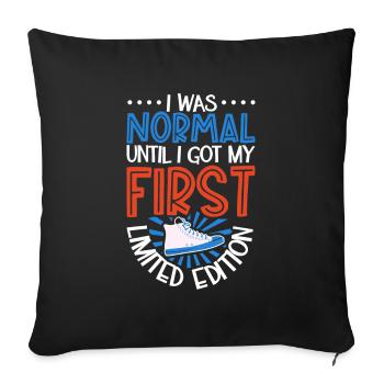 Sneaker Limited Edition - Sneakerhead - Sofa pillowcase 17,3'' x 17,3'' (45 x 45 cm) - black - Front