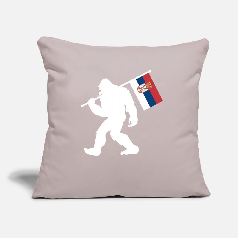 Serbie Housse de coussin décorative 45 x 45 cm