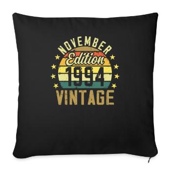 The legends were born in November 1994 - 1994 - Sofa pillowcase 17,3'' x 17,3'' (45 x 45 cm) - black - Front
