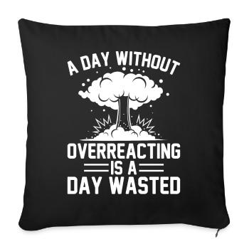 Nuclear power station - Sofa pillowcase 17,3'' x 17,3'' (45 x 45 cm) - black - Front