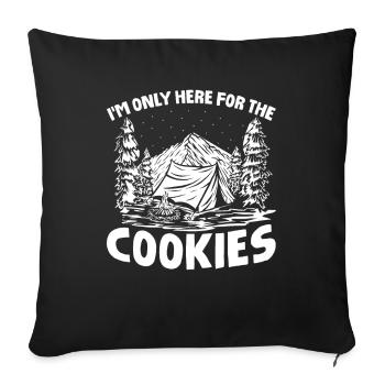 Éclaireur - Housse de coussin décorative 45 x 45 cm - noir - Devant