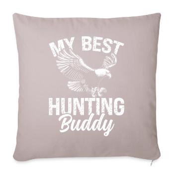 Fauconnerie de fauconnerie Falconery - Housse de coussin décorative 45 x 45 cm - taupe clair - Devant