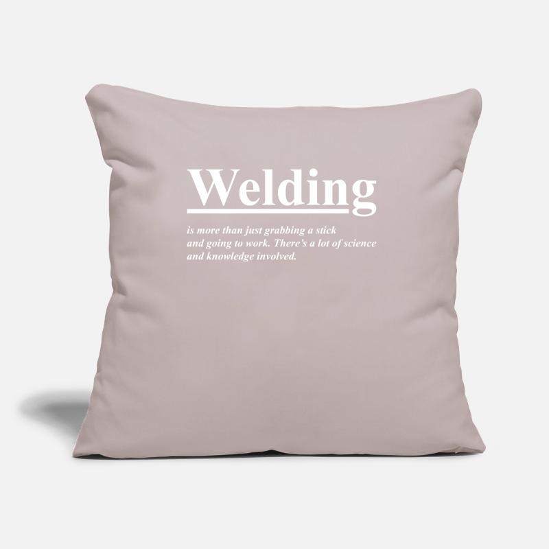 Welding Definition Welder Welding Sofa pillowcase 17,3'' x 17,3'' (45 x 45 cm)
