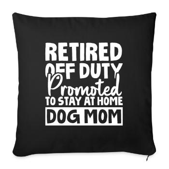 Pensioner Pension - Sofa pillowcase 17,3'' x 17,3'' (45 x 45 cm) - black - Front