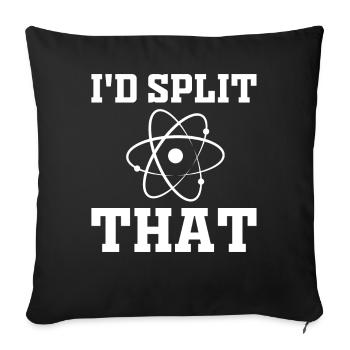 Funny Nuclear Power Plant Nuclear Engineer - Sofa pillowcase 17,3'' x 17,3'' (45 x 45 cm) - black - Front