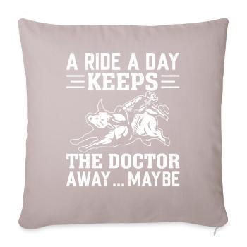 Bull Rider Bull Riding - Sofa pillowcase 17,3'' x 17,3'' (45 x 45 cm) - light taupe - Front