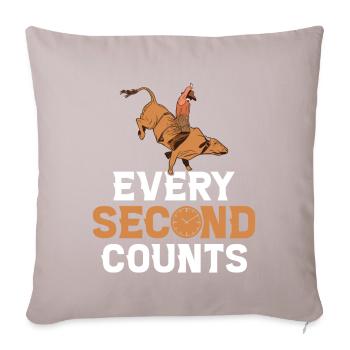 Bull Rider Bull Riding Cowboy - Sofa pillowcase 17,3'' x 17,3'' (45 x 45 cm) - light taupe - Front