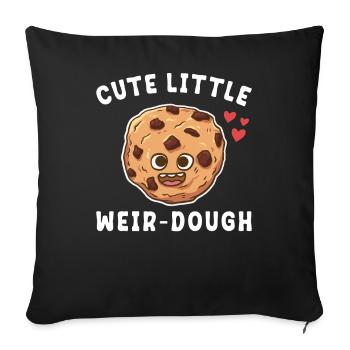 Cookie Dough Cookie Scout Cookie Handler - Housse de coussin décorative 45 x 45 cm - noir - Devant