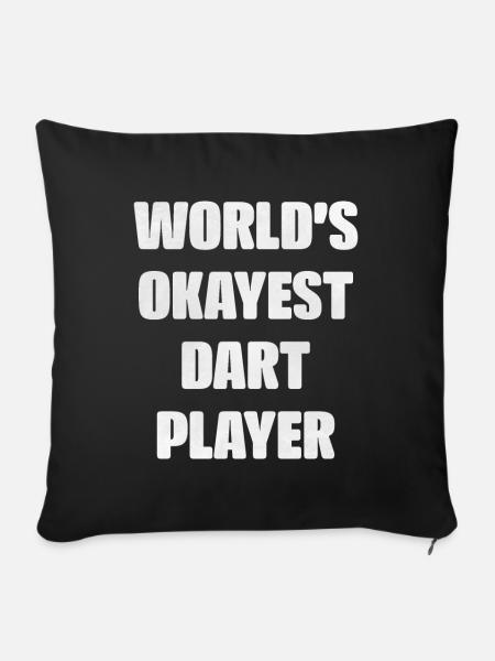 Darts - Sofakissenbezug 45 x 45 cm - Schwarz