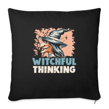 Magische Dunkle Kunst Okkulte Hexen Designs - Sofakissenbezug 45 x 45 cm - Schwarz - Vorne