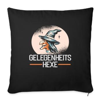Magische Dunkle Kunst Okkulte Hexen Designs - Sofakissenbezug 45 x 45 cm - Schwarz - Vorne